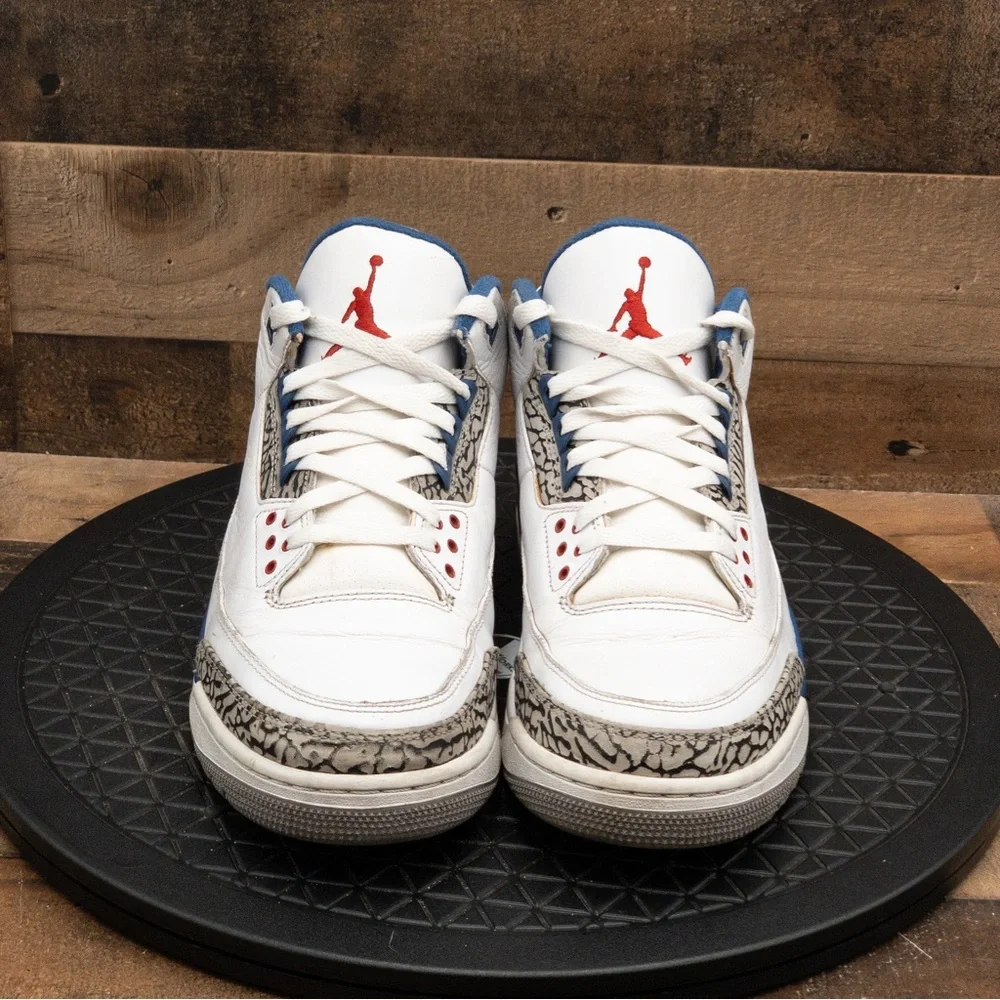 Nike Air Jordan 3 Retro OG True Blue Mens Shoes Size 10.5 136064-104  2011 - Picture 2 of 9
